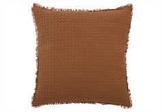 Διακοσμητικό Μαξιλάρι Atmosphera Honeycomb 45x45cm Terracotta