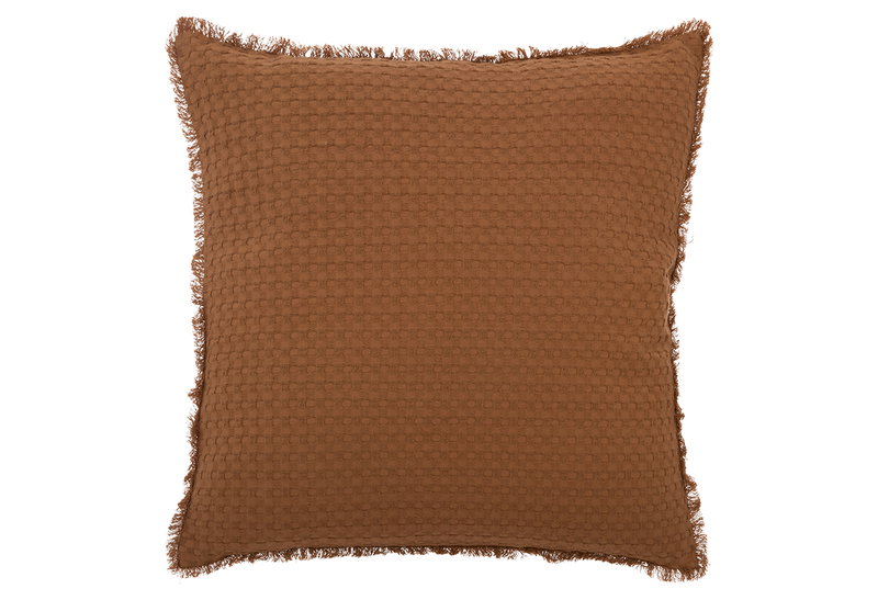Διακοσμητικό Μαξιλάρι Atmosphera Honeycomb 45x45cm Terracotta