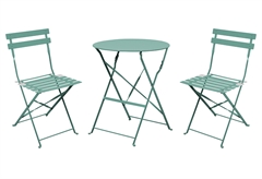 Σετ Κήπου Nattera Oia Πράσινο με 2 Καρέκλες