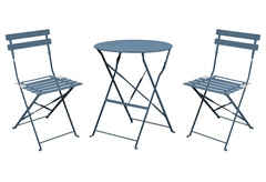 Σετ Κήπου Nattera Oia Μπλε με 2 Καρέκλες