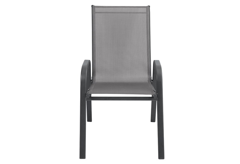 Πολυθρόνα Κήπου Nattera Sling Ανοιχτό Γκρι Μ73xΠ53xΥ93cm