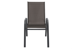 Πολυθρόνα Κήπου Nattera Sling Καφέ Μ73xΠ53xΥ93cm