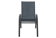 Πολυθρόνα Κήπου Nattera Sling Σκούρο Γκρι Μ73xΠ53xΥ93cm