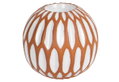 Κηροπήγιο Ρεσώ Eurolamp Terracotta Sphere κίτρινο 9.9cm