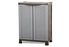 Ντουλάπα Πλαστική Δίφυλλη Ram Star M68xΠ39xY92cm