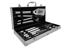 Σετ Εργαλεία BBQ Home&Camp 10τμχ & Δώρο Γάντι Σιλικόνης & Ποδιά