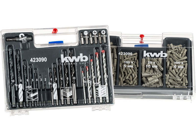 Σετ Τρυπάνια/Μύτες/Ούπατ KWB 300τμχ