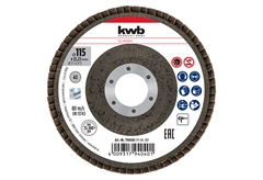 Δίσκος με Φυλλαράκια KWB Corund Κ40 115mm