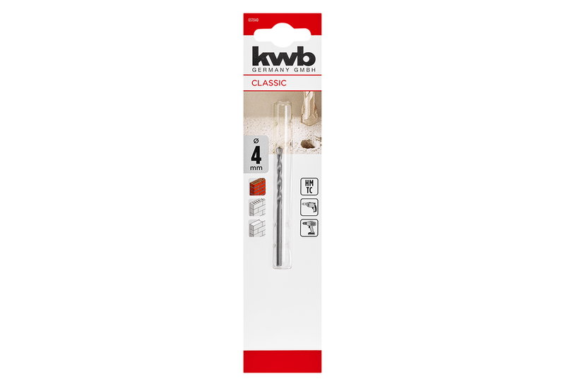 Τρυπάνι Πέτρας KWB 4mm