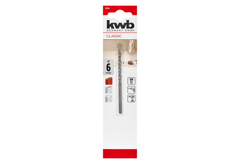 Τρυπάνι Πέτρας KWB 6mm