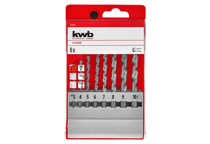 Σετ Τρυπάνια Πέτρας KWB 3τμχ