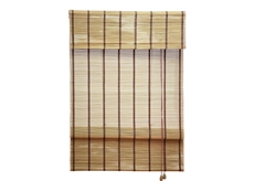 Ρολό Σκίασης Μπαμπού Homefit Woody 230x140cm Καφέ με Κάθετες Ρίγες