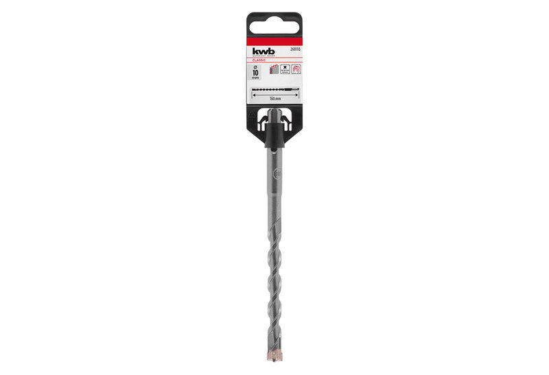 Τρυπάνι SDS Plus KWB Dual Helix 10x160mm Τετράκοπο