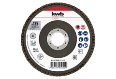 Δίσκος με Φυλλαράκια KWB Corund Κ40 125mm