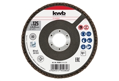 Δίσκος με Φυλλαράκια KWB Corund Κ80 125mm