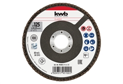 Δίσκος με Φυλλαράκια KWB Corund Κ100 125mm