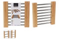 Σουπλά Μαγειρικών Σκευών Bamboo/Ατσάλι Πτυσσόμενο