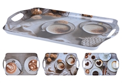 Δίσκος Σερβιρίσματος Μελαμίνης 38x23cm σε 3 Σχέδια