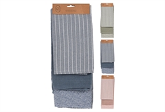 Σετ Πετσέτες Κουζίνας σε Διάφορα Χρώματα 3τμχ