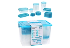 Σετ Φαγητοδοχείο σε Διάφορα Μεγέθη Διάφανο 50τμχ