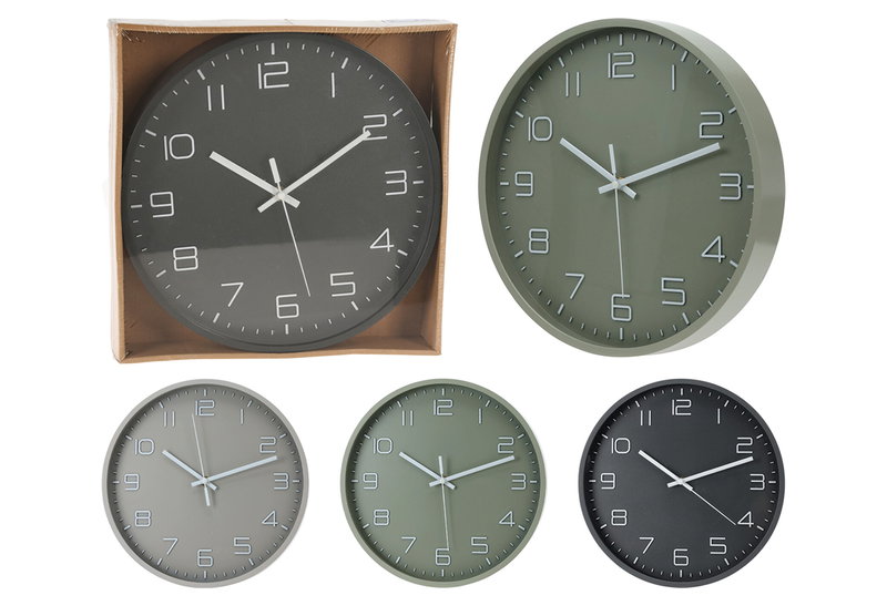 Ρολόι Τοίχου Minimal σε 3 Σχέδια Φ30cm