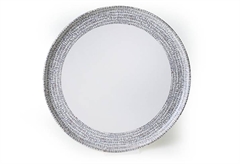 Πιάτο Φαγητού Marva Home Osaka Γκρι Φ28cm
