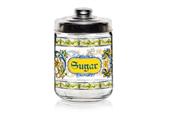 Βάζο Αποθήκευσης Marva Home Sicily Sugar Γυάλινο 800ml με Καπάκι