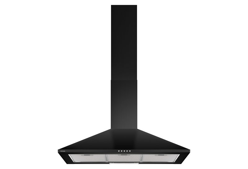 Pyramis Απορροφητήρας Καμινάδα 90cm Μαύρος