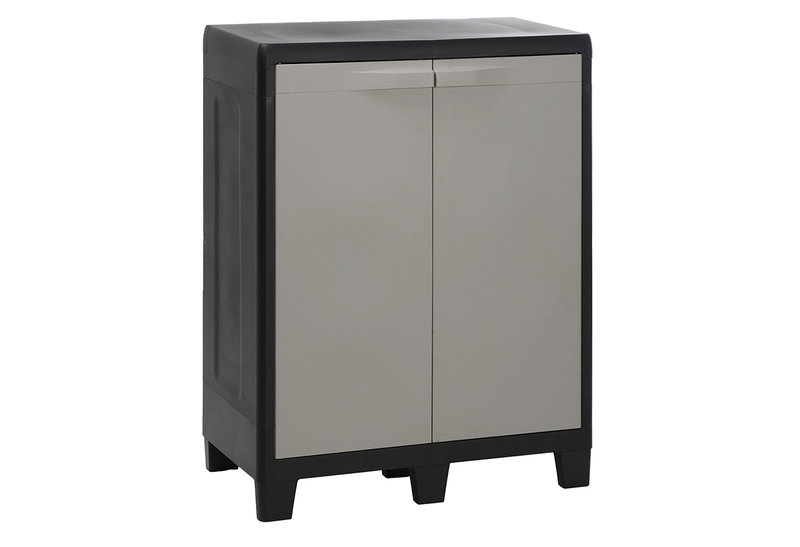 Ντουλάπα Πλαστική Δίφυλλη Toomax Factory XL M78xΠ46xΥ101cm με 2 Ράφια