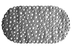 Αντιολισθητικό Μπανιέρας Ionion Circles 69x39cm Γκρι