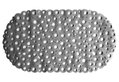Αντιολισθητικό Πατάκι Μπανιέρας Ionion Circles 69x39cm Γκρι