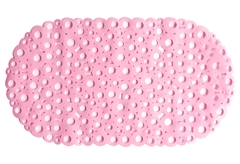 Αντιολισθητικό Μπανιέρας Ionion Circles 69x39cm Ροζ