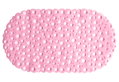 Αντιολισθητικό Πατάκι Μπανιέρας Ionion Circles 69x39cm Ροζ