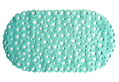 Αντιολισθητικό Πατάκι Μπανιέρας Ionion Circles 69x39cm Τιρκουάζ