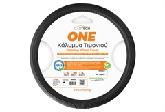 Cartech One Κάλυμμα Τιμονιού Αυτοκινήτου Μαύρο