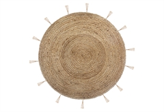 Χαλί Atmosphera Round Cosy Γιούτα Φ80cm