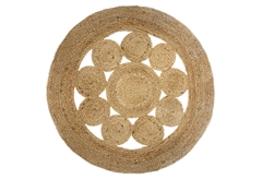 Χαλί Atmosphera Round Esra Φ80cm Γιούτα