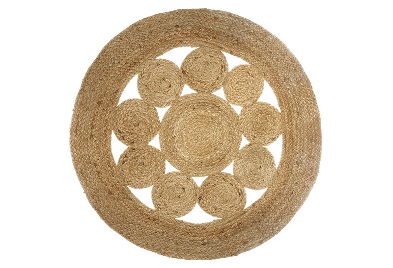 Χαλί Atmosphera Round Esra Φ80cm Γιούτα