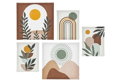 Σετ Καμβάς Atmosphera Cynthia Sun 5τμχ