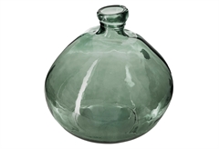 Βάζο Atmosphera Uly 21cm Χακί από Ανακυκλωμένο Γυαλί