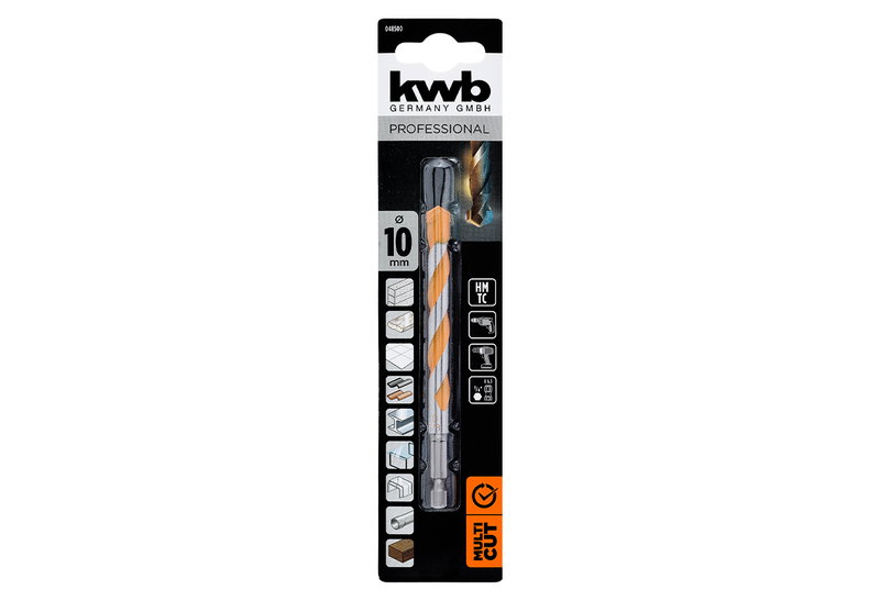 Τρυπάνι Πολλαπλών Χρήσεων KWB Multicut 1/4" 10mm
