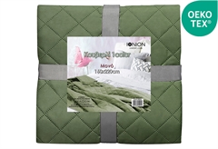 Κουβερλί Μονό Ionion Ultrasonic Olive Green 220x160cm