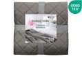 Κουβερλί Διπλό Ionion Ultrasonic Dark Grey 230x220cm