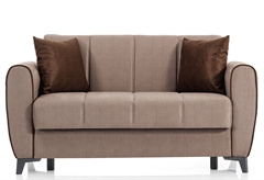 Καναπές Κρεβάτι Διθέσιος Interium Leo Taupe 156x85cm