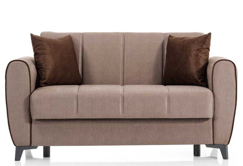 Καναπές Κρεβάτι Διθέσιος Interium Leo Taupe 156x85cm