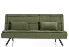 Καναπές Κρεβάτι Τριθέσιος Interium Lordy Χακί 185x89cm