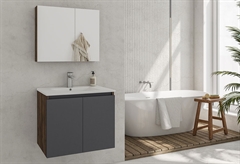 Έπιπλο Μπάνιου με Καθρέπτη Drop Fusion 60cm