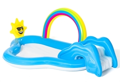 Παιδική Πισίνα Bestway Rainbow N Shine Μ257xΠ145xΥ91cm