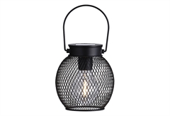 Επιτραπέζιο Ηλιακό Φωτιστικό Nattera Μαύρο