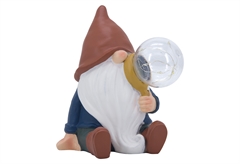 Ηλιακό Φωτιστικό Nattera Νάνος Κόκκινος Σκούφος